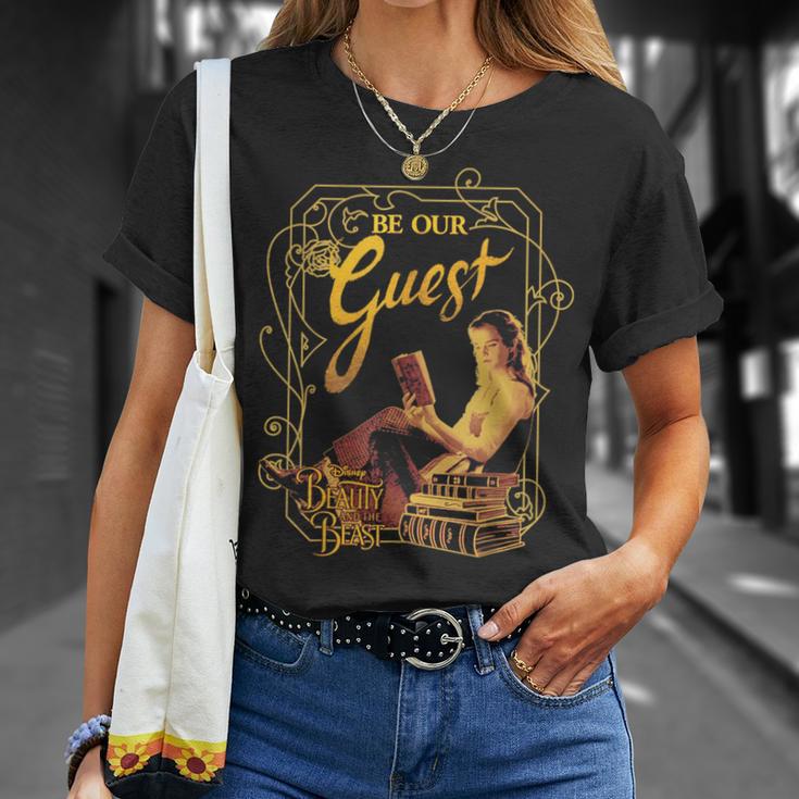 Disney Beauty And The Beast Belle Book Graphic T-Shirt T-Shirt Gifts for Her