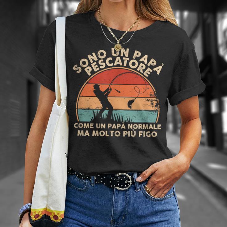 Divertente Regalo Da Pesca Per Un Papà Pescatore Maglietta Regalos para ella