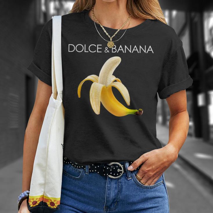 Dolce And BananaCute Graphic Banana Tシャツ 彼女への贈り物