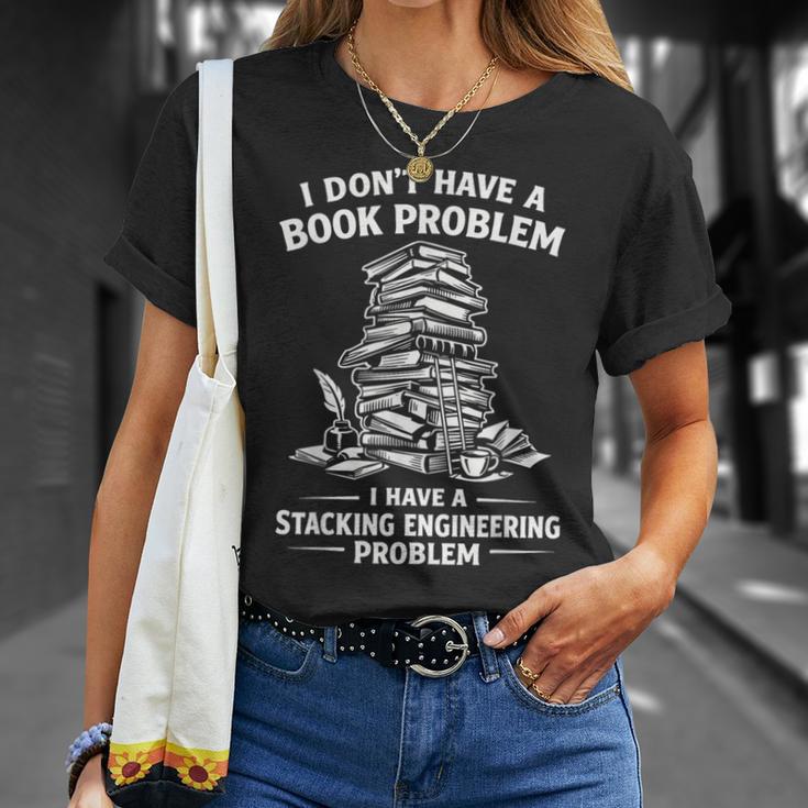 I Don't Have A Book Problem Reading Bookworm T-Shirt Gifts for Her