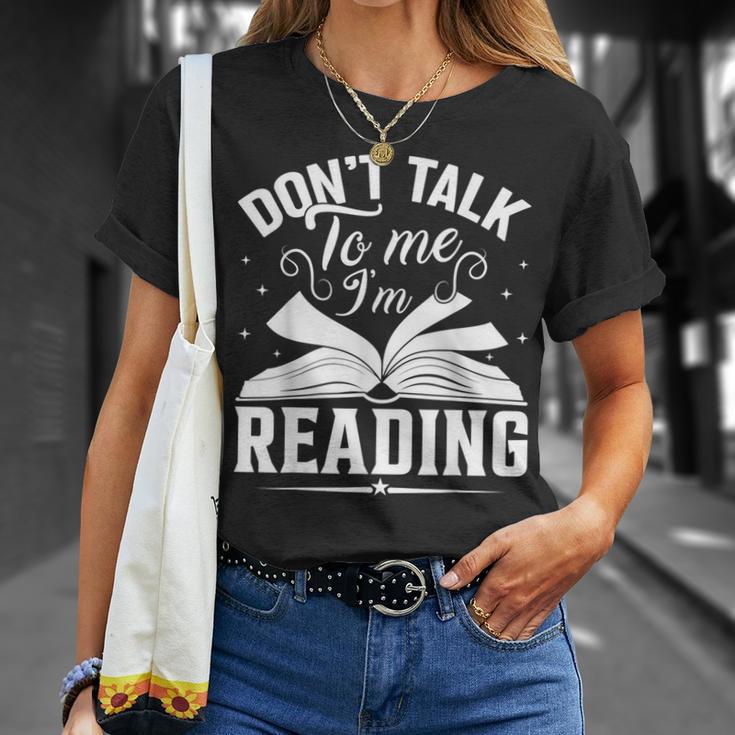 Don't Talk To Me I'm Reading Book Nerd Shirt Book Lover T-Shirt Gifts for Her Don't Talk To Me I'm Reading Book Nerd Shirt Book Lover T-Shirt Gifts for Her