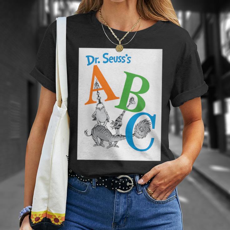 Dr Seuss ABC Book Cover T-Shirt Gifts for Her