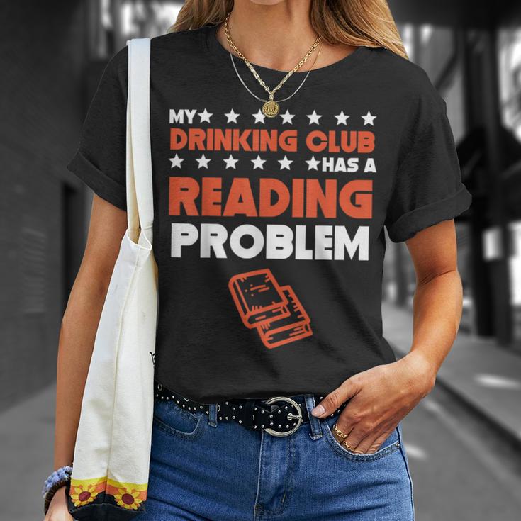 My Drinking Club Has A Reading Problem Book Club T-Shirt Gifts for Her My Drinking Club Has A Reading Problem Book Club T-Shirt Gifts for Her