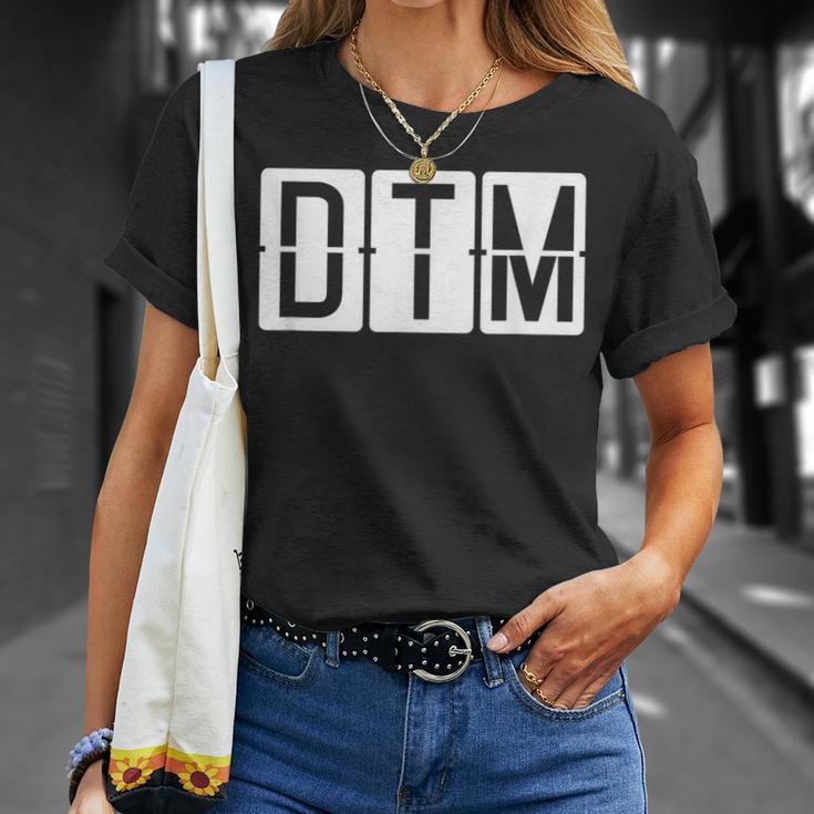 Dtmドルトムント空港コード 空港&旅行 Tシャツ 彼女への贈り物