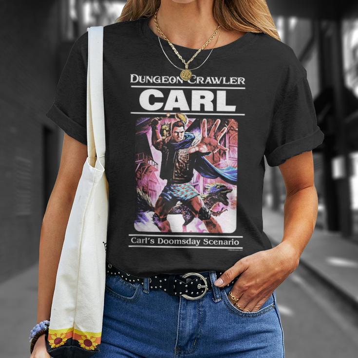 Dungeon Crawler Carl Vintage Paperback Illustration Book T-Shirt Gifts for Her