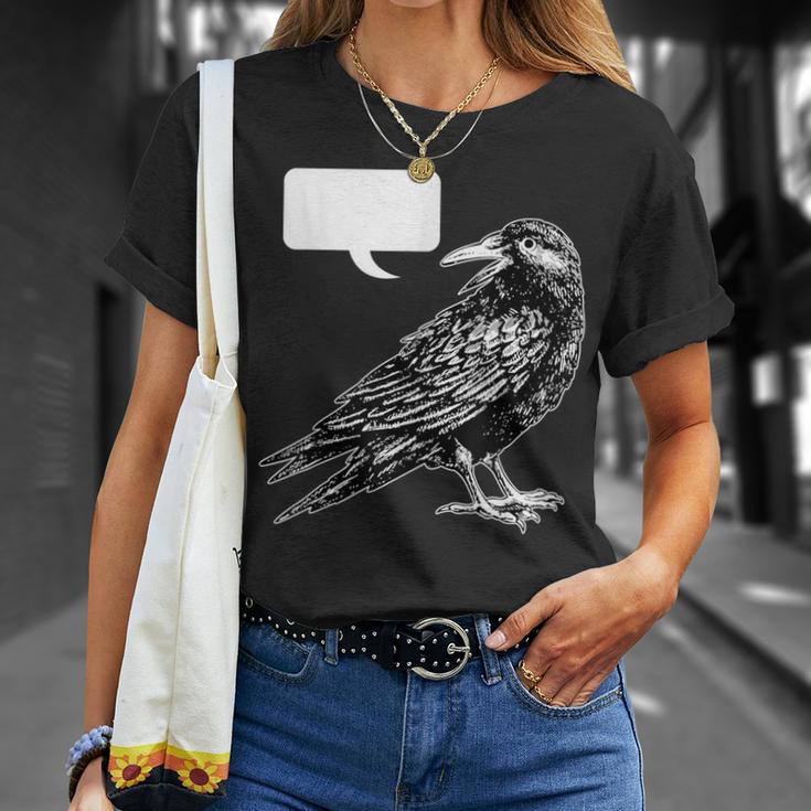 Edgar Allan Poe Nevermore Open To Interpretation Raven シャツ Tシャツ 彼女への贈り物