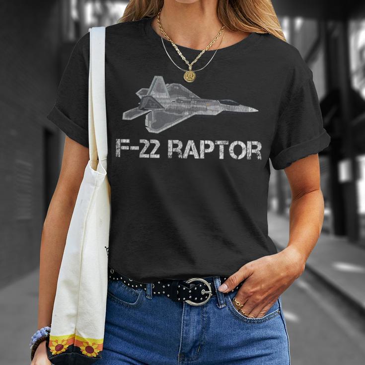 F-22 ラプター ファイター ジェット ミリタリー パイロット Tシャツ 彼女への贈り物
