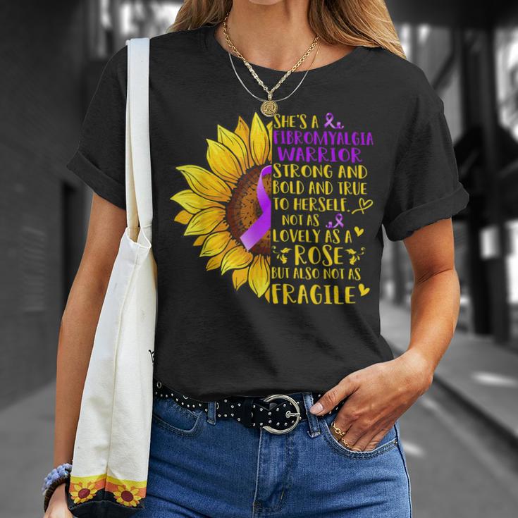 Fibromialgia Guerrero Girasoloporte Fibromialgia Regalos Camiseta unisex Regalos para ella