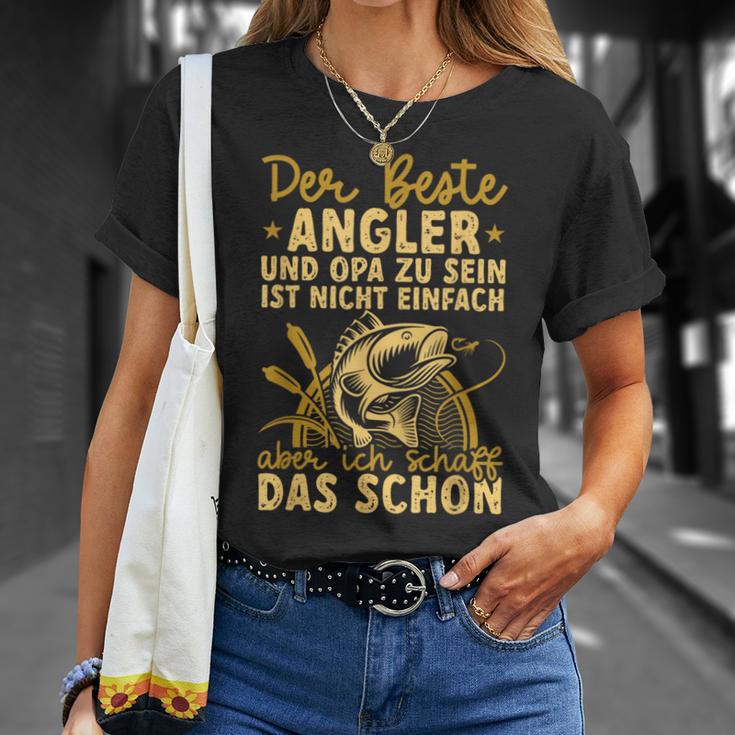 Fischer Beste Angler Und Opa Angel T-Shirt Geschenke für Sie