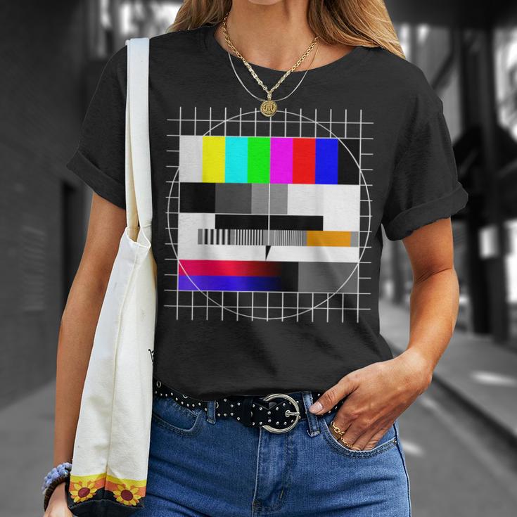 Foto De Prueba Fiesta De Los 90S Traje Retro Foto De Prueba Camiseta unisex Regalos para ella