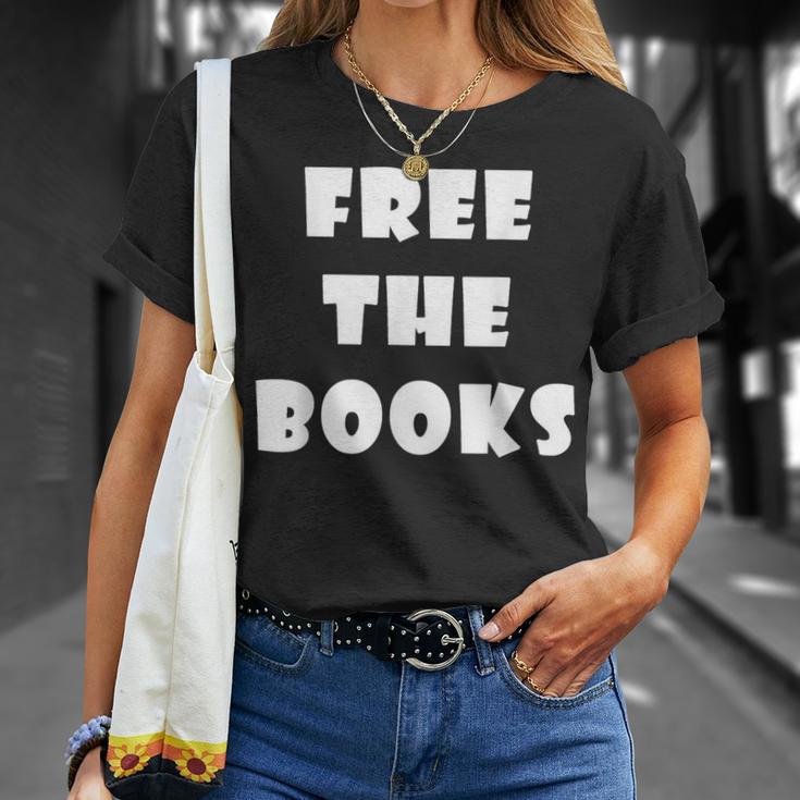 Free The Books T-Shirt Gifts for Her