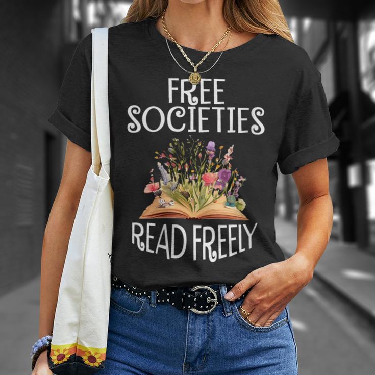 Free Societies Read Freely Bookworm Reading Book Lover T-Shirt Gifts for Her Free Societies Read Freely Bookworm Reading Book Lover T-Shirt Gifts for Her