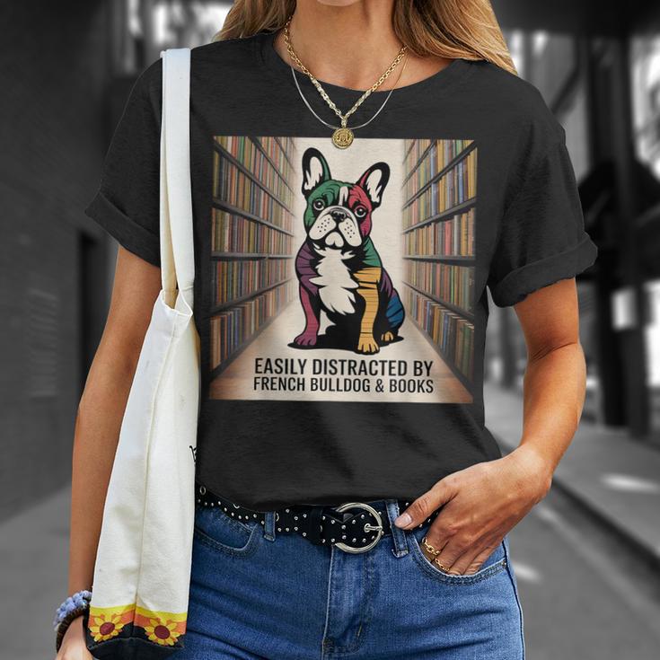 French Bulldog Dog Books Nerds Book Readers French Bulldog T-Shirt Gifts for Her French Bulldog Dog Books Nerds Book Readers French Bulldog T-Shirt Gifts for Her