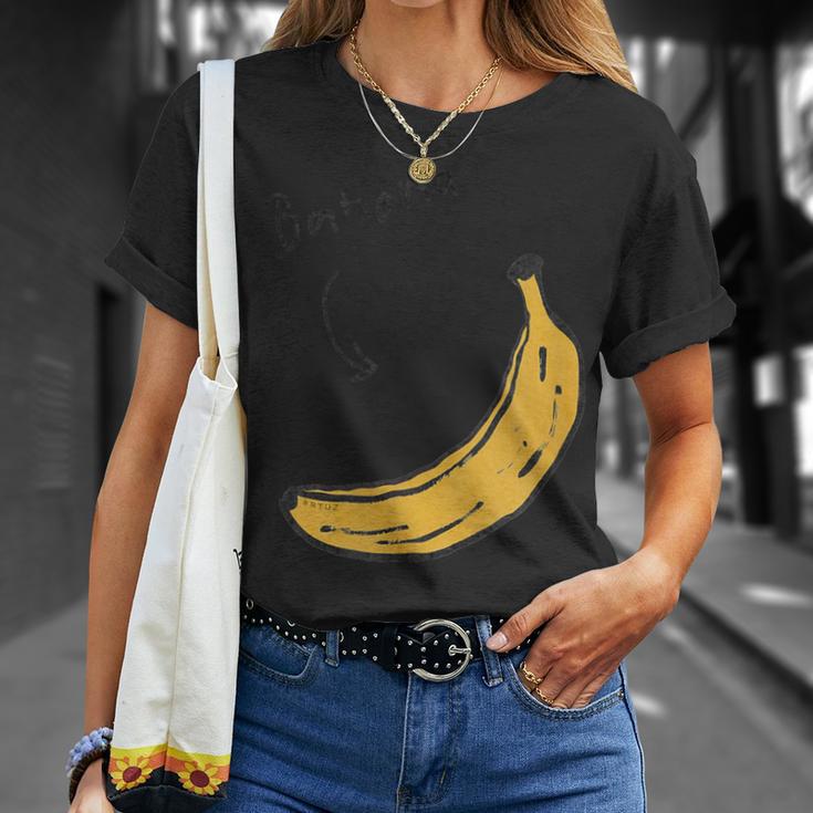 Frutaegana Plátanos Humor Plátanoegano Divertido Plátano Camiseta unisex Regalos para ella