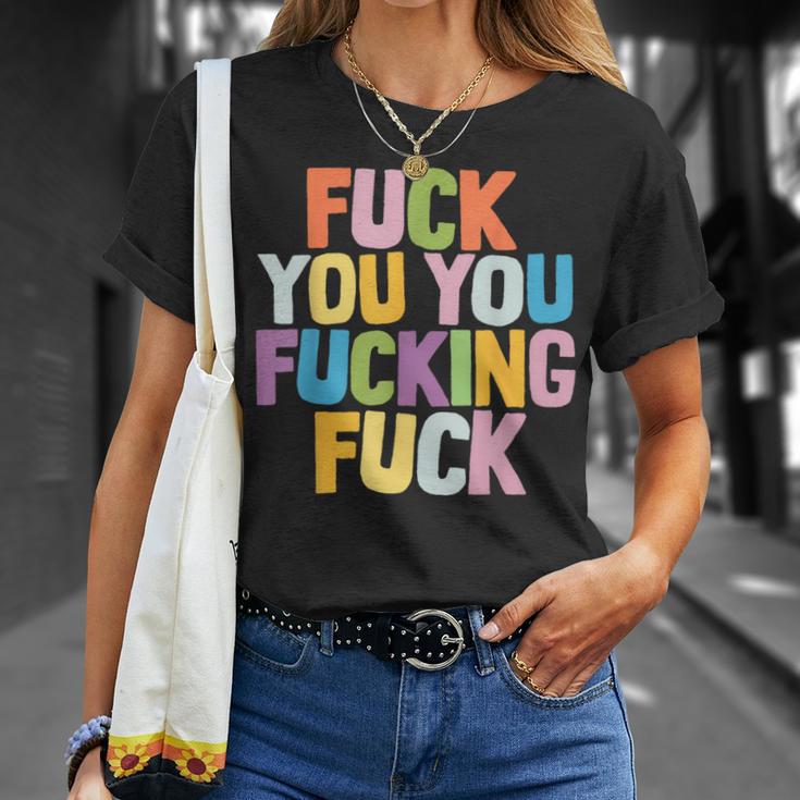 Fuck You Fucking Fuck Tシャツ 彼女への贈り物