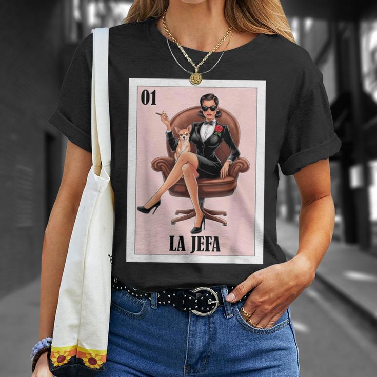Mexican For Chihuahua Moms La Jefa T-Shirt Gifts for Her Mexican For Chihuahua Moms La Jefa T-Shirt Gifts for Her