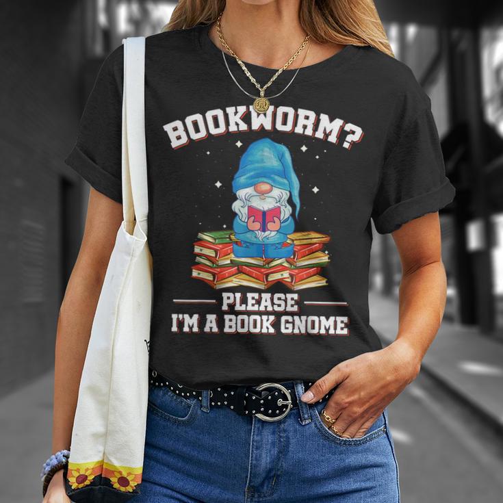 Garden Gnomes Bookworm Please Im A Book Gnome Book Lover T-Shirt Gifts for Her