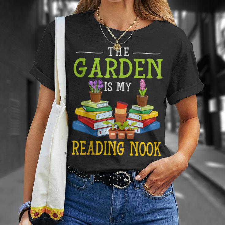 The Garden Is My Reading Nook Books Garden T-Shirt Gifts for Her