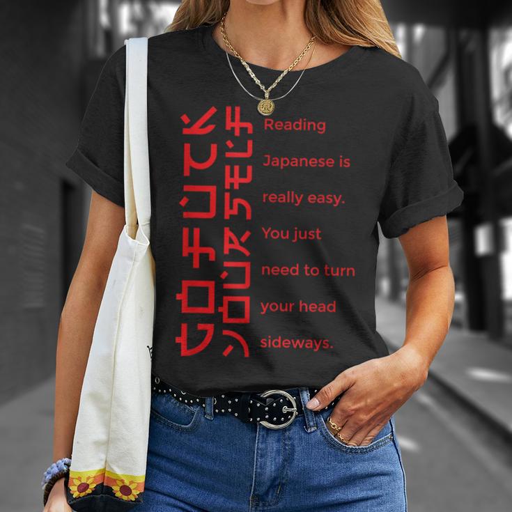 Go Fuck Yourself Japanischechrift Gfy T-Shirt Geschenke für Sie