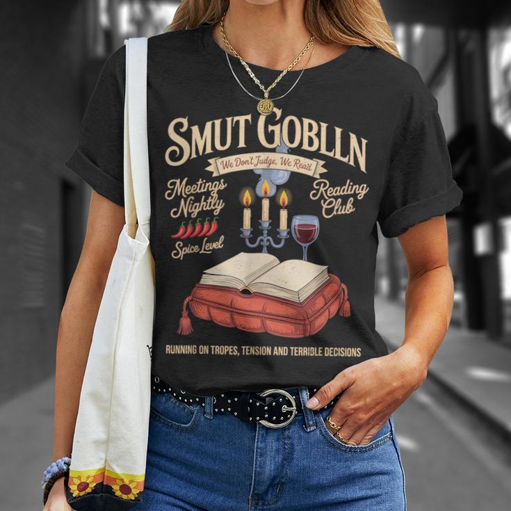 Goblin Reading Club Book Smut Romance Novel Reader T-Shirt Gifts for Her