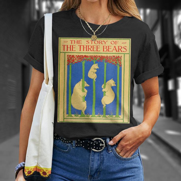 Goldilocks And The Three Bears Book Cover T-Shirt Gifts for Her
