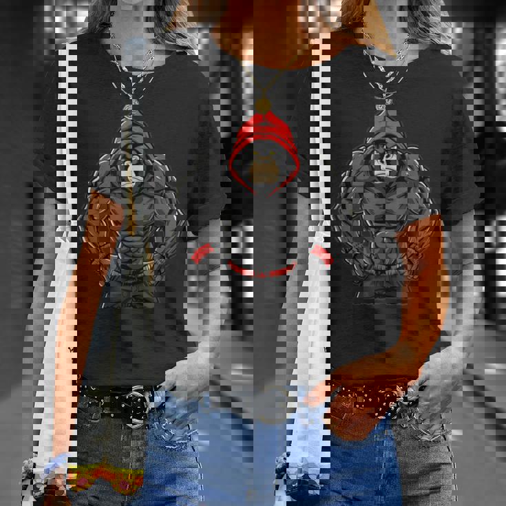 Gorilla Workout Angrytrongcaryilverback Gorilla Gym Tシャツ 彼女への贈り物