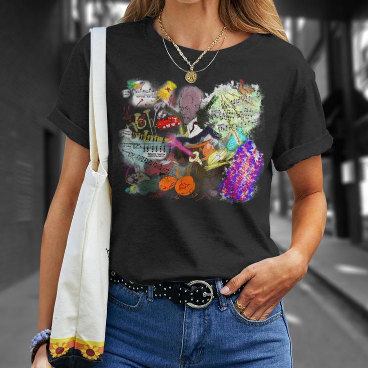 Gustav Mahler シンフォニー クラシカルミュージシャンを導く Tシャツ 彼女への贈り物