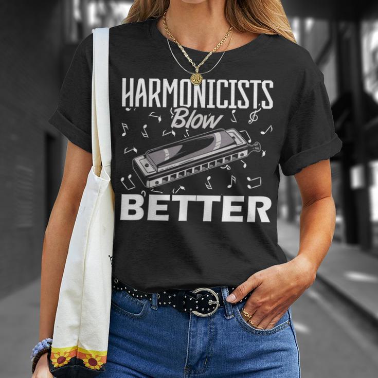 Harmonicists Blow Better ハーモニカ Tシャツ 彼女への贈り物