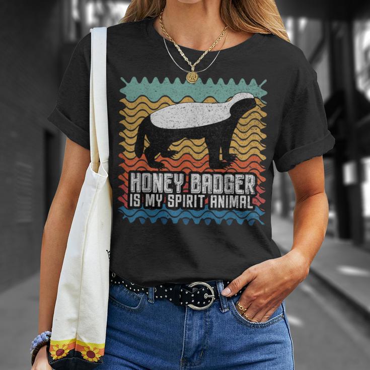 Honey Badger Is Mypirit Animal Tシャツ 彼女への贈り物