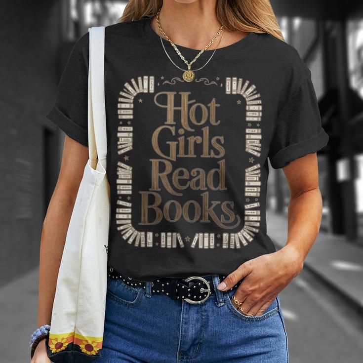 Hot Girls Read Books T-Shirt Gifts for Her
