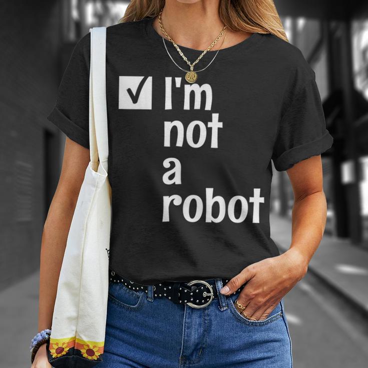 I'm Not A Robot Aiゲーマー Tシャツ 彼女への贈り物