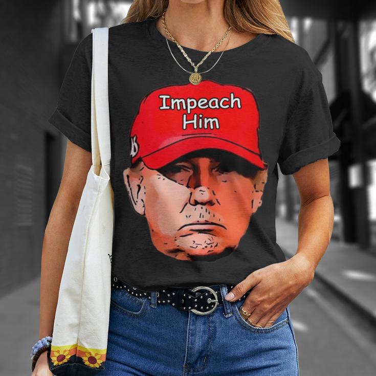 Impeach Trumptupid レッドキャップ ジョーク 民主党員 Usa 弾丸 Tシャツ 彼女への贈り物
