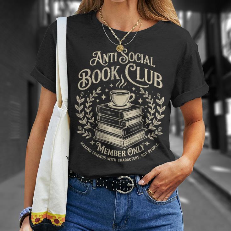 Introvert Books Club Member Coffee Book Lovers Vintage T-Shirt Gifts for Her Introvert Books Club Member Coffee Book Lovers Vintage T-Shirt Gifts for Her
