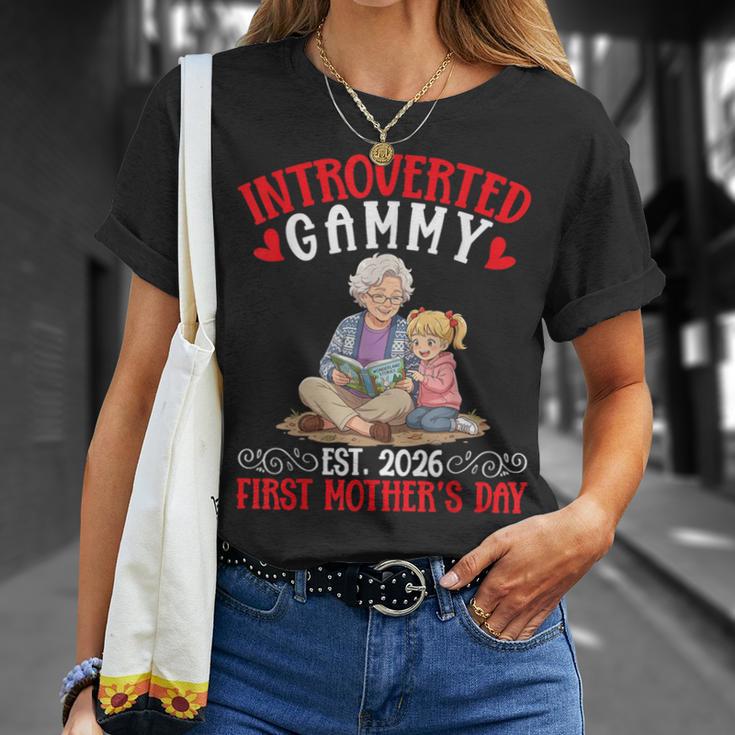 Introverted Gammy Est 2026 First Mother's Day Reading Book T-Shirt Gifts for Her Introverted Gammy Est 2026 First Mother's Day Reading Book T-Shirt Gifts for Her