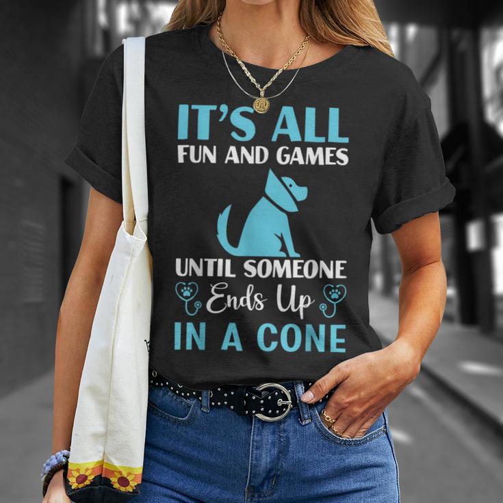 It's All Fun et Tech 獣医師 獣医 学生 Tシャツ 彼女への贈り物