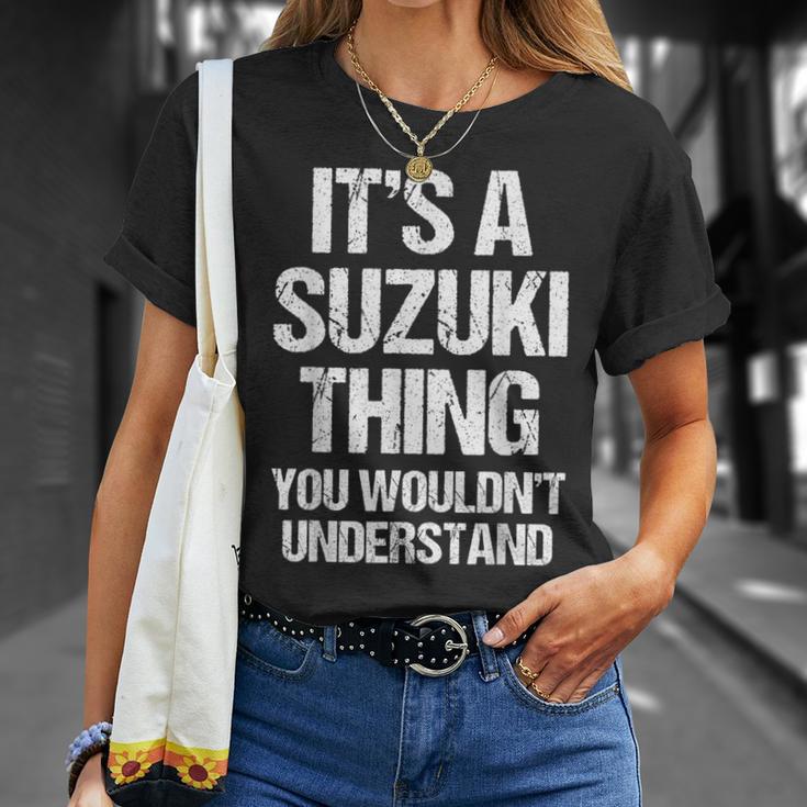 It's Auzuki Thing You Wouldn't Understand おかしなスズキ Tシャツ 彼女への贈り物