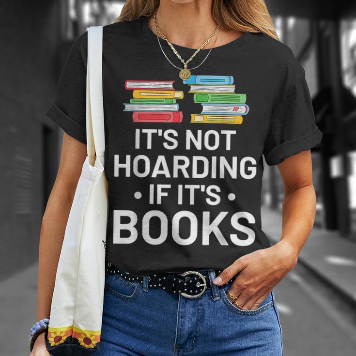 It's Not Hoarding If It's Books Book Lover & Reading T-Shirt Gifts for Her It's Not Hoarding If It's Books Book Lover & Reading T-Shirt Gifts for Her