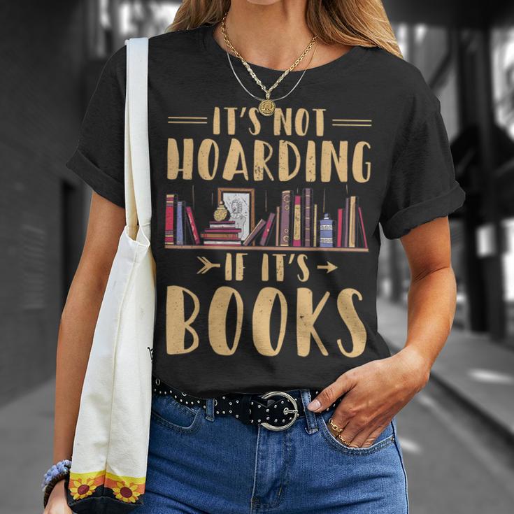 It's Not Hoarding If It's Books Reading Book Lover T-Shirt Gifts for Her It's Not Hoarding If It's Books Reading Book Lover T-Shirt Gifts for Her