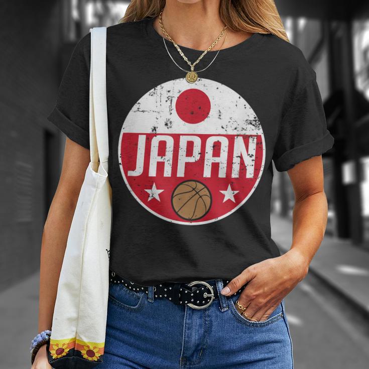 Japan Basketball Flag Jerseyupporter Nippon Fan Tシャツ 彼女への贈り物