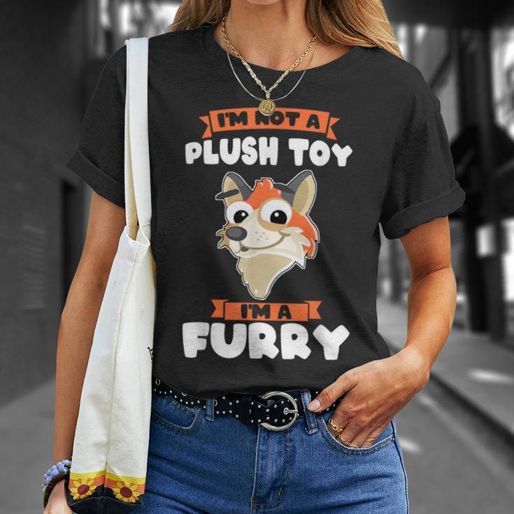 Je Neuis Pas Un Jouet En Peluche Jeuis Un Furry Furry T-Shirt Cadeaux pour elle