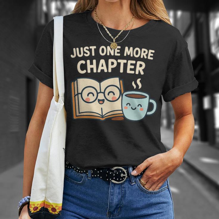 Just One More Chapter Book Lover Reading Coffee Kawaii T-Shirt Gifts for Her Just One More Chapter Book Lover Reading Coffee Kawaii T-Shirt Gifts for Her