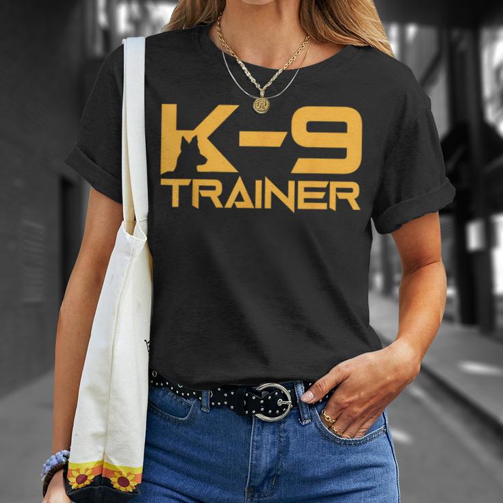 K-9 K9 ドッグハンドラー トレーナー 警察 セキュリティ ハロウィン Tシャツ 彼女への贈り物