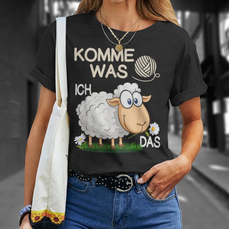 Komme Was Wolle Ichchaf Das Lustigeschaf T-Shirt Geschenke für Sie