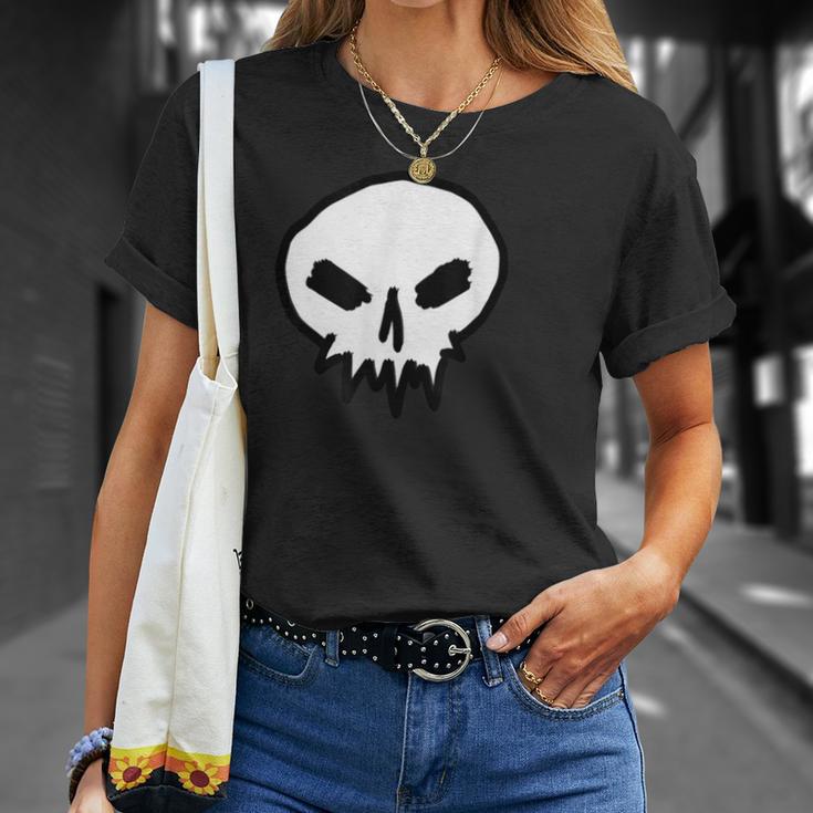 Thekull スカルシャツ ゴスデザイン パンク Tシャツ 彼女への贈り物