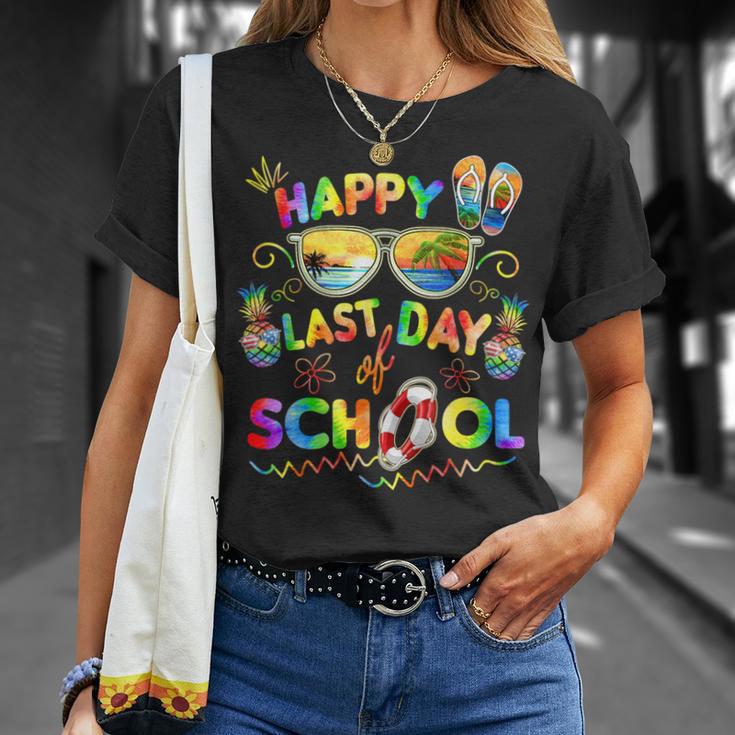 Last Day Ofchool For Teacher Off Duty Tie And Dye Tシャツ 彼女への贈り物