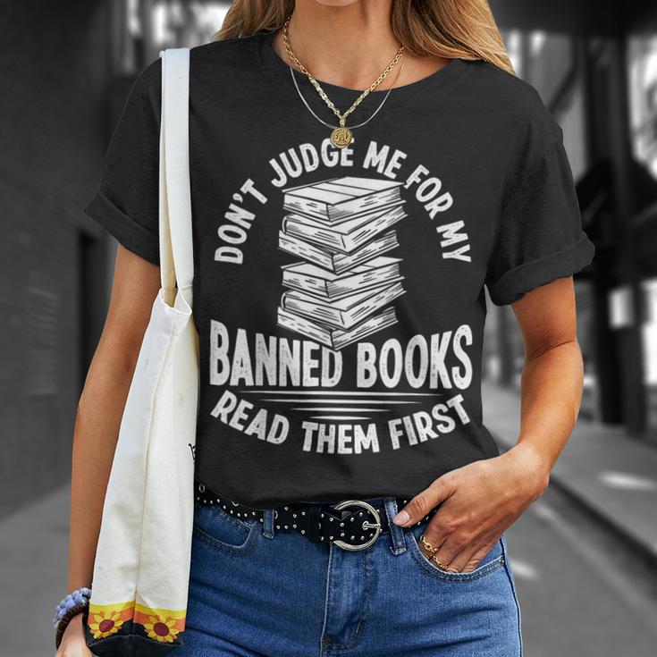 Librarian Banned Book List Banned Book Set Book Lover T-Shirt Gifts for Her