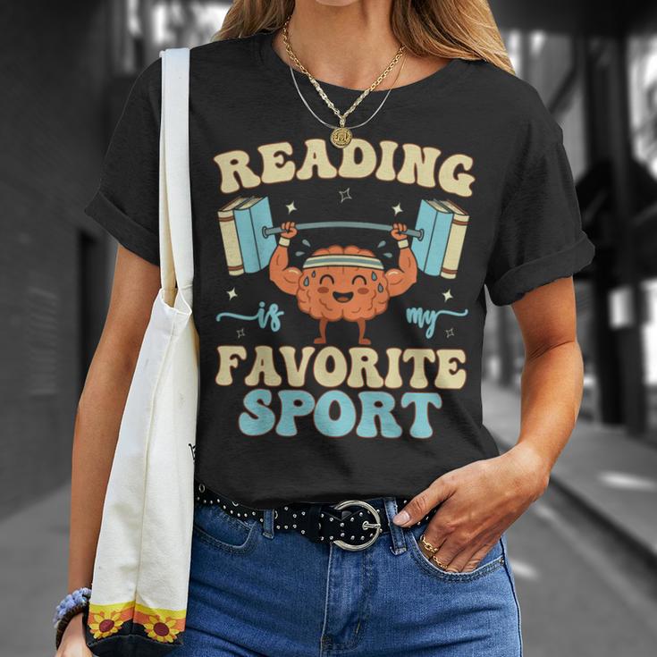 Librarian Reading Is My Favorite Sport Book Lover T-Shirt Gifts for Her