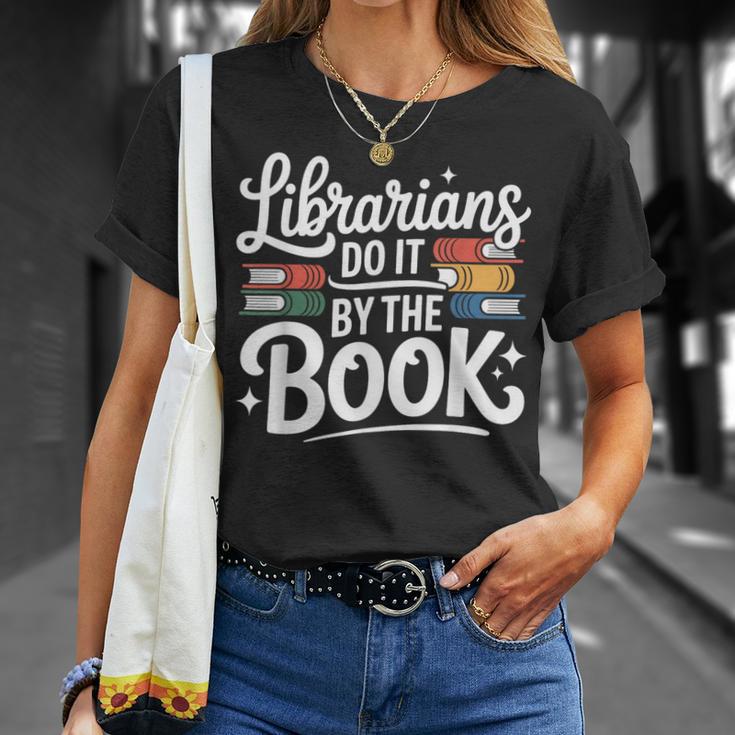 Librarians Do It By The Book Librarian T-Shirt Gifts for Her Librarians Do It By The Book Librarian T-Shirt Gifts for Her