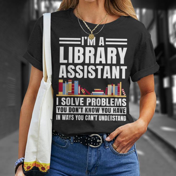 Library Assistant Books Librarian Associate Curator Keeper T-Shirt Gifts for Her Library Assistant Books Librarian Associate Curator Keeper T-Shirt Gifts for Her