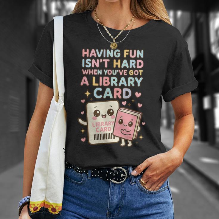 Library Card Shirt Reading Book Lovers For Reader T-Shirt Gifts for Her Library Card Shirt Reading Book Lovers For Reader T-Shirt Gifts for Her